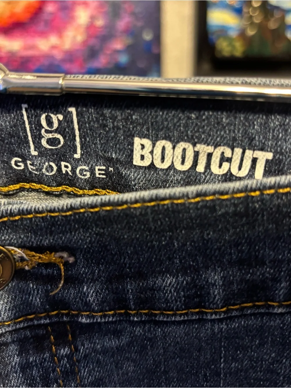 Men’s Blue Boot-cut Jeans